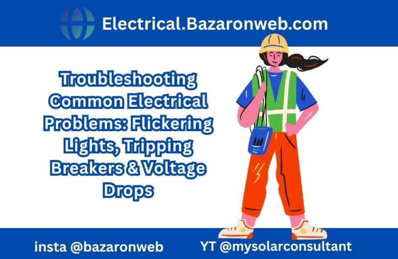 Troubleshooting Common Electrical Problems Flickering Lights, Tripping Breakers & Voltage Drops