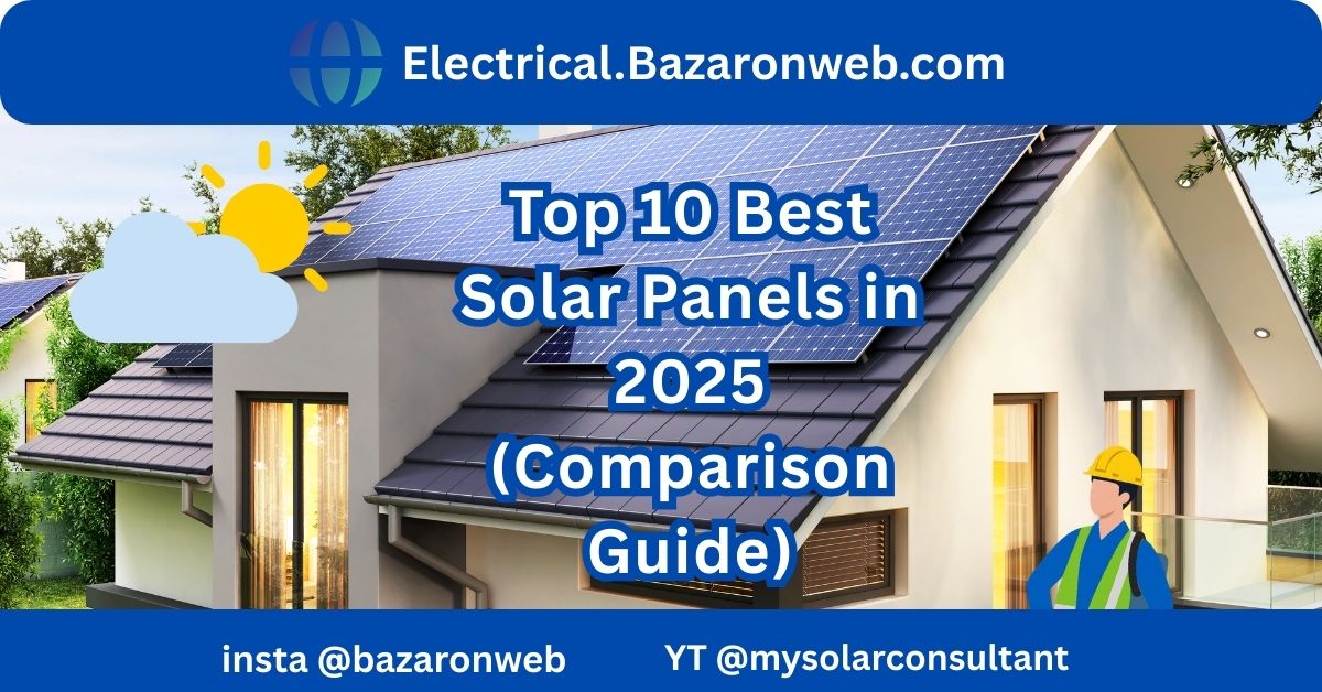 Top 10 Best Solar Panels in The USA - 2025 (Comparison Guide ...