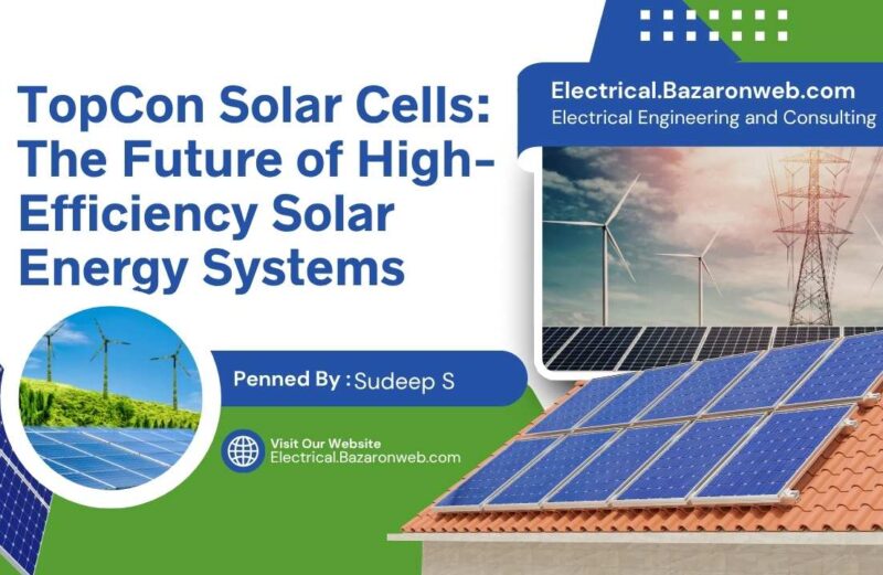 TopCon Solar Cells The Future of High-Efficiency Solar Energy Systems