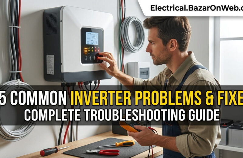 15 Common Inverter Problems and How to Fix Them at Home – Complete Troubleshooting Guide