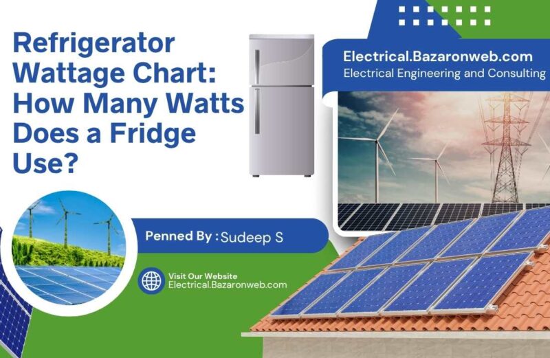 Refrigerator Wattage Chart How Many Watts Does a Fridge Use