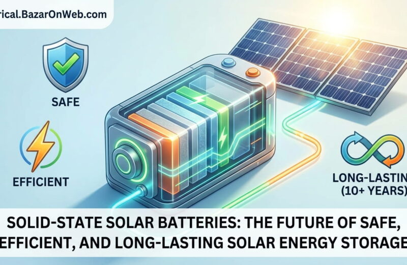 Solid-State Solar Batteries The Future of Safe, Efficient, and Long-Lasting Solar Energy Storage