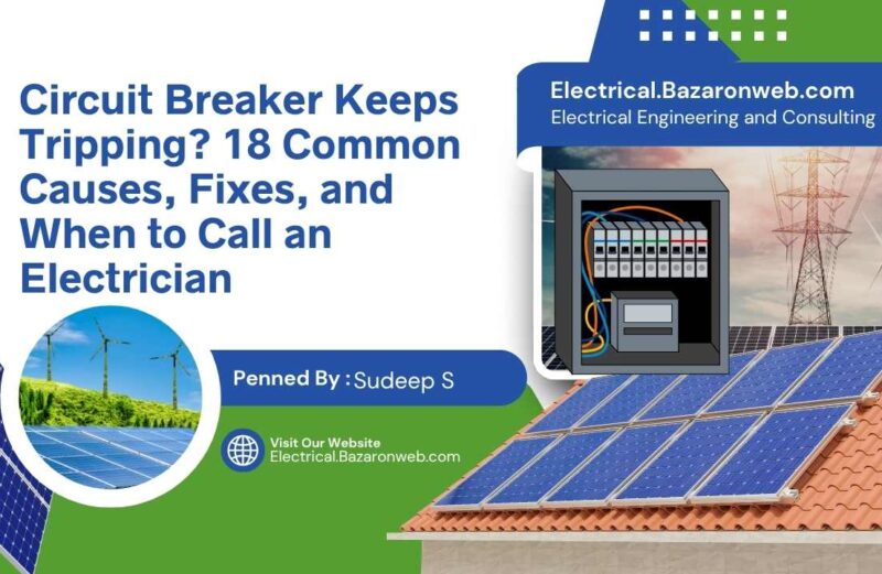 Circuit Breaker Keeps Tripping 18 Common Causes, Fixes, and When to Call an Electrician