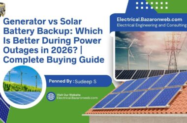 Generator vs Solar Battery Backup Which Is Better During Power Outages in 2026 Complete Buying Guide