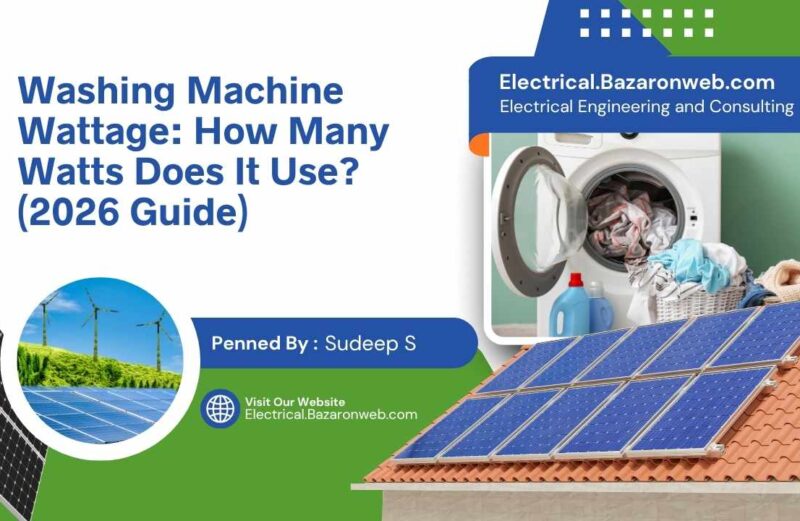 Washing Machine Wattage How Many Watts Does It Use (2026 Guide)