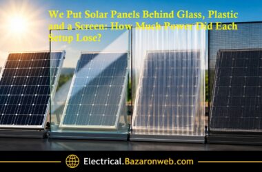 We Put Solar Panels Behind Glass, Plastic and a Screen