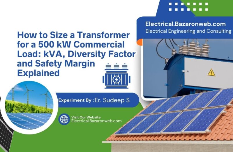 How to Size a Transformer for a 500 kW Commercial Load kVA, Diversity Factor and Safety Margin Explained